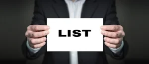 List