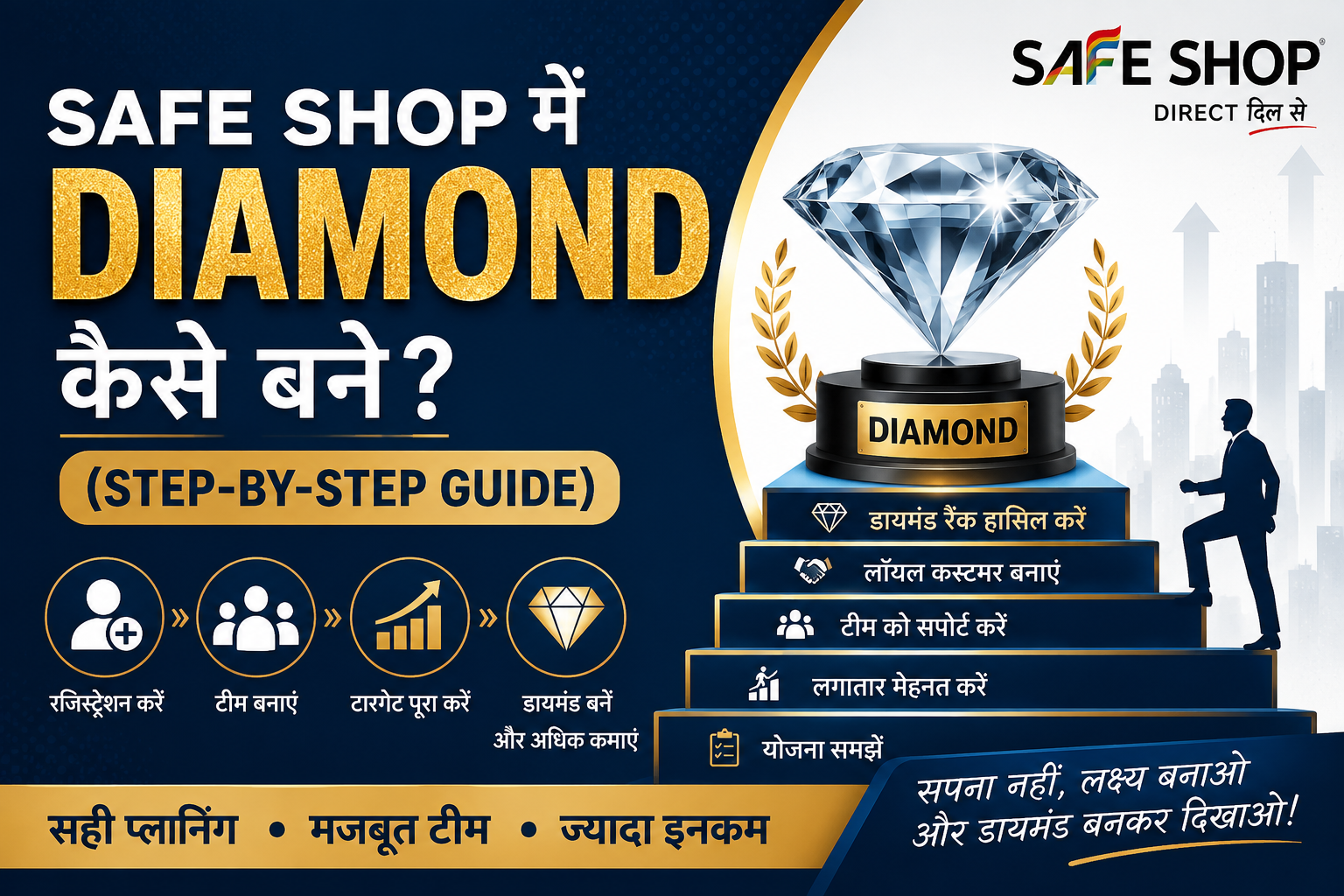 Safe Shop में diamond कैसे बने? (Step-by-Step Guide)