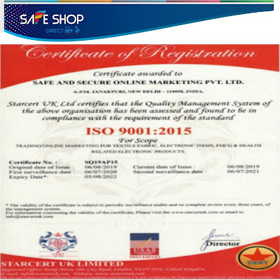3. INTERNATIONAL ORGANIZATION FOR STANDARDIZATION CERTIFICATE