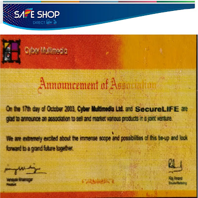 SAFE SHOP CYBER MULTIMEDIA CERTIFICATE
