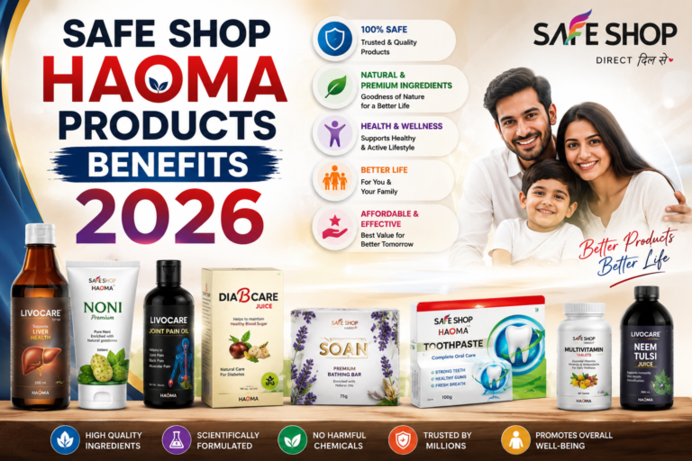 SAFE SHOP HAOMA PRODUCTS BENEFITS